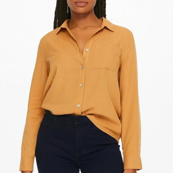 J. Jill Tops - J. Jill Oversized Silk Button Down Top (Large)